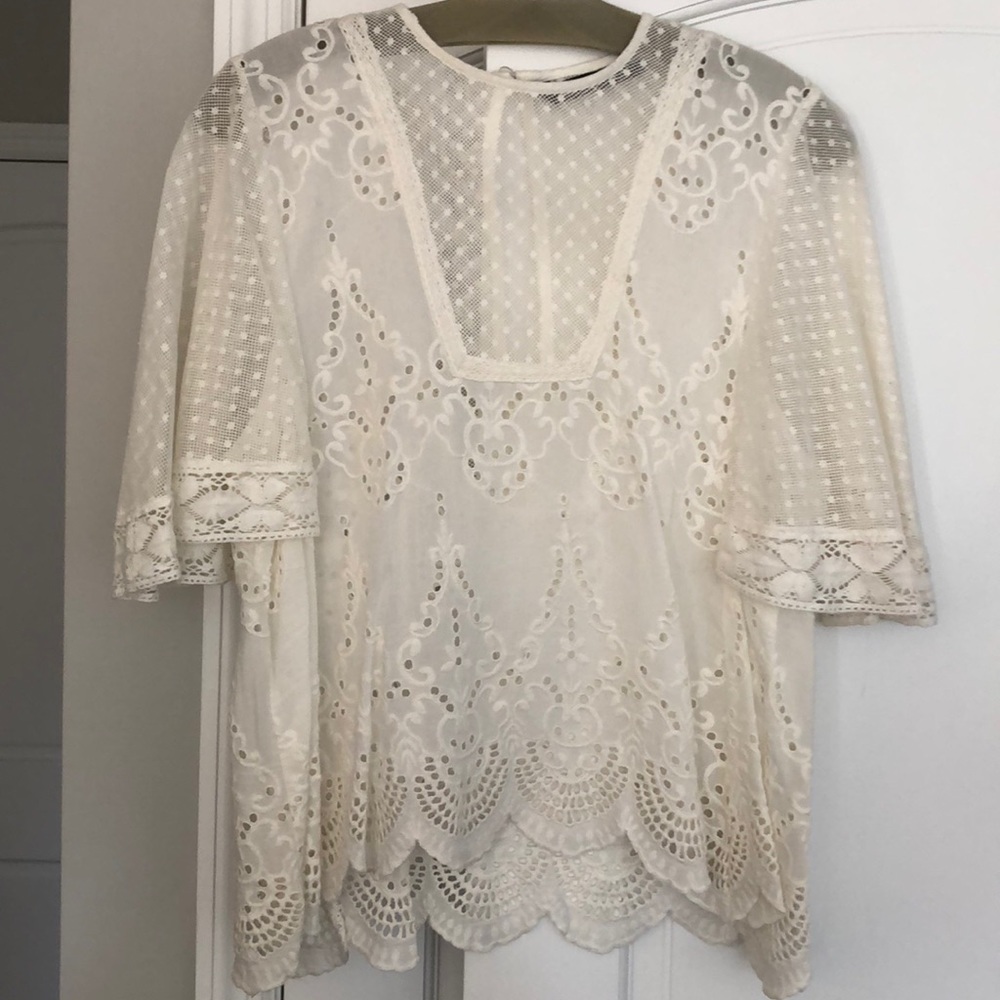 Zara lace top
